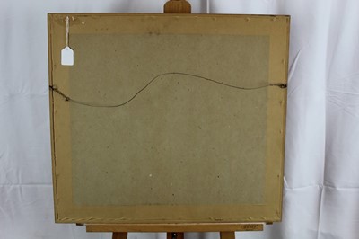 Lot 935 - *Rowland Suddaby (1912-1972) pen, ink and wash - A London Street, signed and dated ‘77, in glazed frame