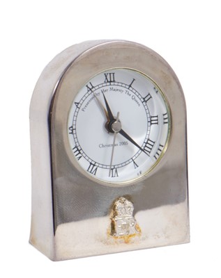 Lot 158 - H.M. Queen Elizabeth II Christmas 2005 clock in box