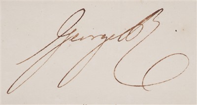 Lot 129 - H.M. King George IV