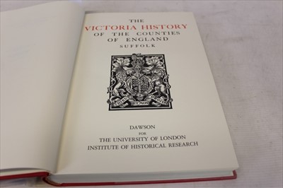 Lot 2350 - Suffolk - Victoria County History, two volumes, 1975 reprint of the 1911 publication, tooled cloth binding