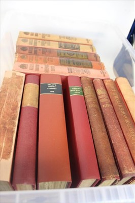 Lot 2332 - Kellys Directory, 16 issues from 1858-1937, all maps present except for 1858 (Cambs Norfolk and Suffolk Norfolk map absent) and Suffolk issues except for 1879, 1896 and 1900. 1865, 1869, 1875, 1888...