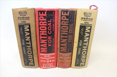 Lot 2333 - Kelly’s Ipswich Directory 1937, 1938, 1939, 1943, 1949, 1952, 1954, 1956, 1962/3, 1964/5, 1966, 1967, 1968, 1969, 1970, 1971, 1972, 1973, 1975 and five trade finders