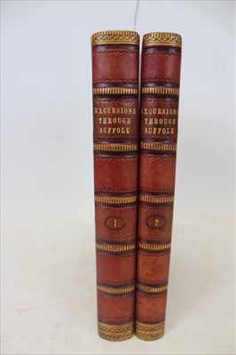 Lot 2336 - (Cromwell, Thomas Kitson) Excursions through Suffolk, 1818, 1819, 2 Vols
