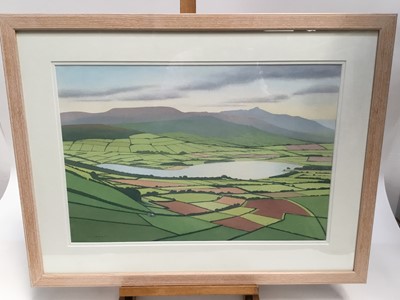 Lot 126 - John Limbrey - pair of watercolours - “Llangorse” and “Tryfan”