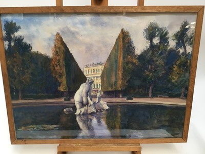 Lot 59 - Paul Robert Passini watercolour - Vienna, signed