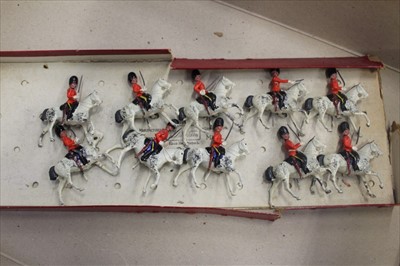 Lot 2783 - Britains British army No 429 set of 10 Guards on Horseback in original box