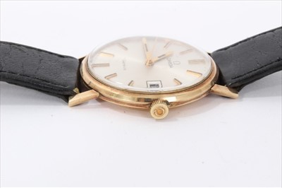 Lot 3338 - Omega Genève gentleman's gold cased wristwatch