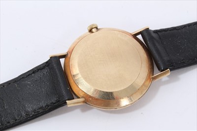 Lot 3338 - Omega Genève gentleman's gold cased wristwatch