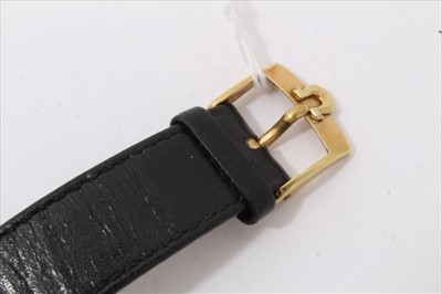 Lot 3338 - Omega Genève gentleman's gold cased wristwatch