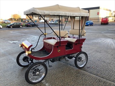 Lot 2953 - Replica of a 1901 Oldsmobile, 6.25hp 1 cylinder engine, Registration No. YNO 181L, this interesting replica Veteran car has been subject to a comprehensive restoration over the past 4 years, and be...