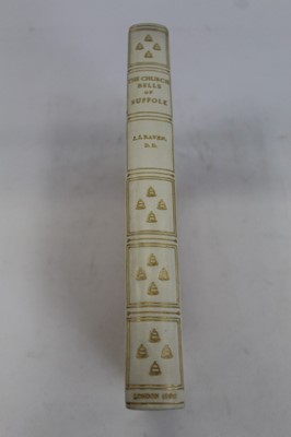 Lot 2469 - Raven - THE CHURCH BELLS OF SUFFOLK, 1890, in half calf, unnumbered copy of 500 super royal octavo, all edges gilt, superlative binding