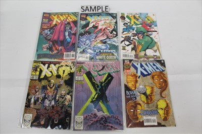 Lot 2481 - Large collection of Marvel; X-Men comics. Predominantly 1990s editions, including The Uncanny X-men, Flashback X-Men, Essential X-Men. Others (138)