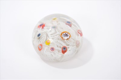 Lot 53 - 19th century scrambled cane paper weight