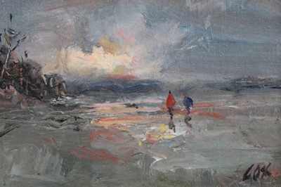 Lot 947 - Jack Cox (1914-2007) three oils on board - coastal scenes, signed, in gilt frames