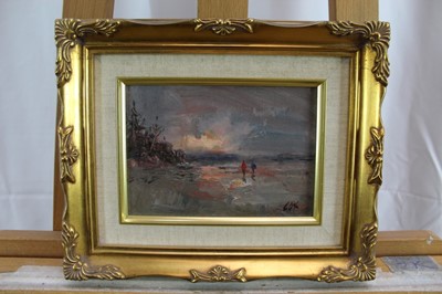 Lot 947 - Jack Cox (1914-2007) three oils on board - coastal scenes, signed, in gilt frames