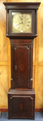 Lot 613 - Early 19th century Irish eight day longcase clock