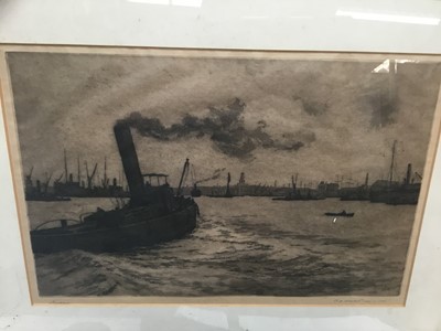 Lot 46 - Charles Henry Baskett (1872-1953) etching