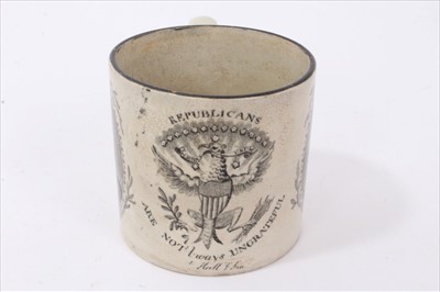 Lot 94 - Rare early 19th century English pearlware coffee cup