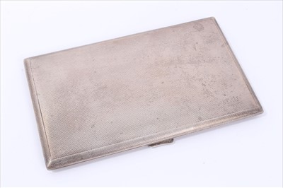 Lot 38 - Good quality silver cigarette case