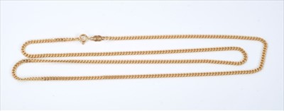 Lot 507 - 9ct gold chain