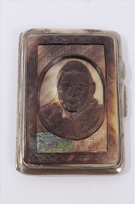 Lot 661 - Of New Zealand interest - 1940's silver presentation cigarette case