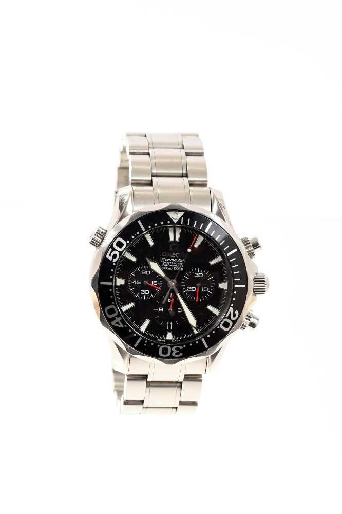 Lot 553 - Omega Seamaster Professional Chronometer Automatic stainless steel wristwatch with box and papers
