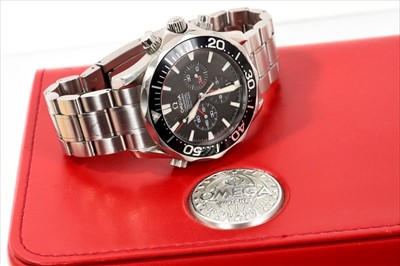Lot 553 - Omega Seamaster Professional Chronometer Automatic stainless steel wristwatch with box and papers