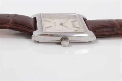 Lot 564 - 1970s Gentlemen’s Longines Flagship stainless steel wristwatch, the Longines box with Arabic inscription
