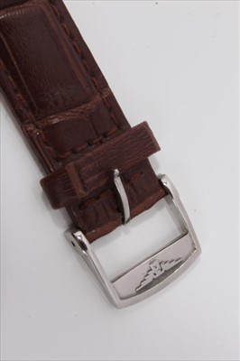 Lot 564 - 1970s Gentlemen’s Longines Flagship stainless steel wristwatch, the Longines box with Arabic inscription