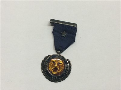 Lot 672 - Scarce Malayan Magic Circle silver and enamel medal