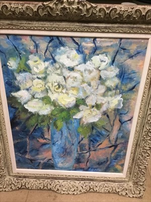 Lot 567 - Ciara - oil on canvas - still life, signed and dated 86, framed