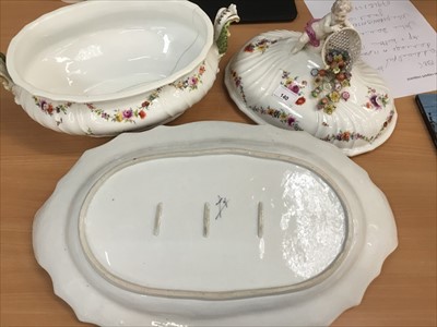 Lot 140 - Impressive Meissen soup tureen, cover and stand, circa 1775