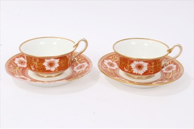 Lot 145 - Pair of Spode teacups and saucers, circa 1820