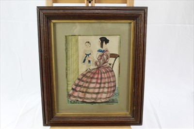 Lot 964 - Group of 19th century and later watercolours, English School and others to include rural landscapes, Italian School gouache, coastal landscape, portraits and other works, five framed, the remainder...