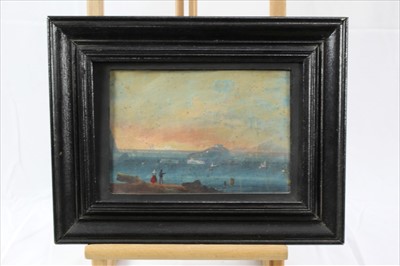 Lot 964 - Group of 19th century and later watercolours, English School and others to include rural landscapes, Italian School gouache, coastal landscape, portraits and other works, five framed, the remainder...