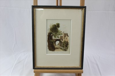 Lot 964 - Group of 19th century and later watercolours, English School and others to include rural landscapes, Italian School gouache, coastal landscape, portraits and other works, five framed, the remainder...