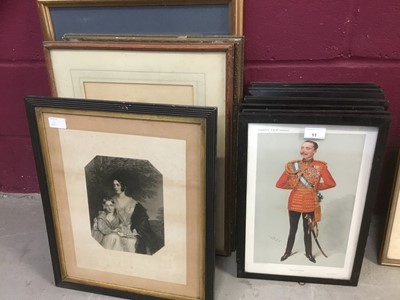 Lot 11 - Collection of Victorian and Edwardian Spy prints - notable characters