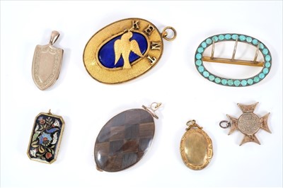 Lot 424 - Group antique jewellery