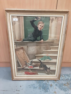 Lot 113 - Pair of Pears prints depicting young boys