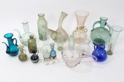 Lot 110 - Collection of glass to include ancient, possibly Roman, and later