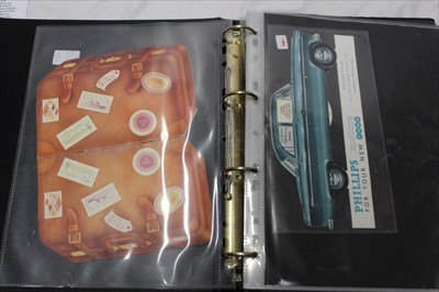 Lot 1068 - Advertising ephemera collection in album including bookmarks, calendars, novelty, Pears Soap, Sport, Machinery Catalogues, Posters etc.