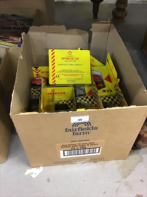 Lot 46 - Maistro Shell Sportscar collection models, loose and boxed