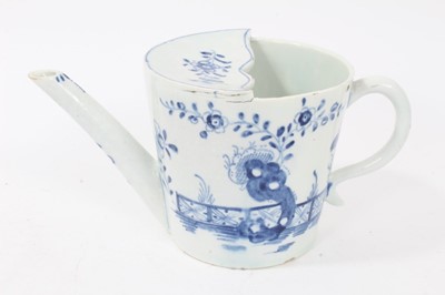 Lot 177 - Lowestoft feeding cup, c.1770