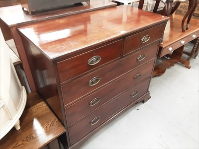 Lot 891 - Regency mahogany chest of drawers