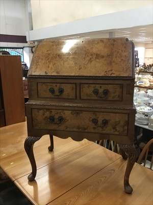 Lot 987 - Queen Anne- style  walnut bureau
