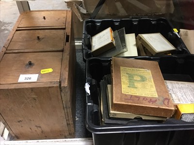 Lot 326 - Collection vintage glass photographic negatives