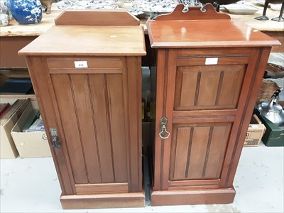 Lot 915 - Two Edwardian pot cupboards