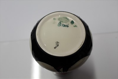 Lot 935 - Contemporary Moorcroft pottery vase dated 2006 with box
