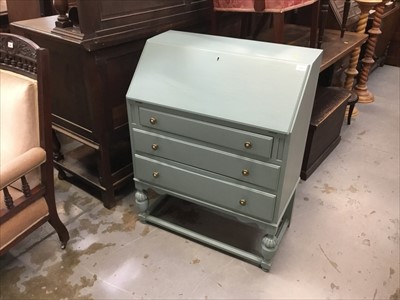 Lot 925 - Painted bureau