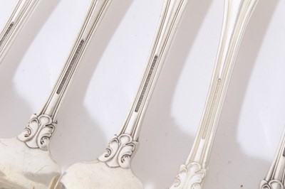 Lot 270 - Selection of Tiffany sterling silver "Provence" pattern cutlery. 23 pieces.